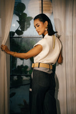 Emilia Neoprene Blouse