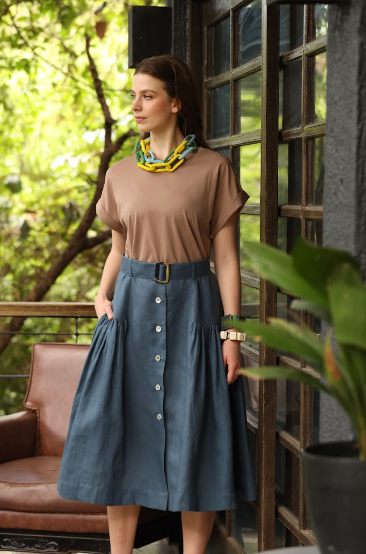 Gemma Linen Skirt