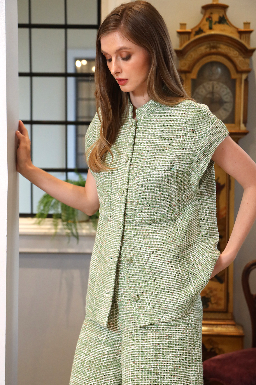Holly Tweed Top