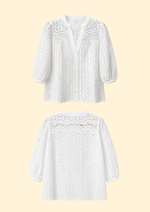 Joanne Cotton Eyelet Top