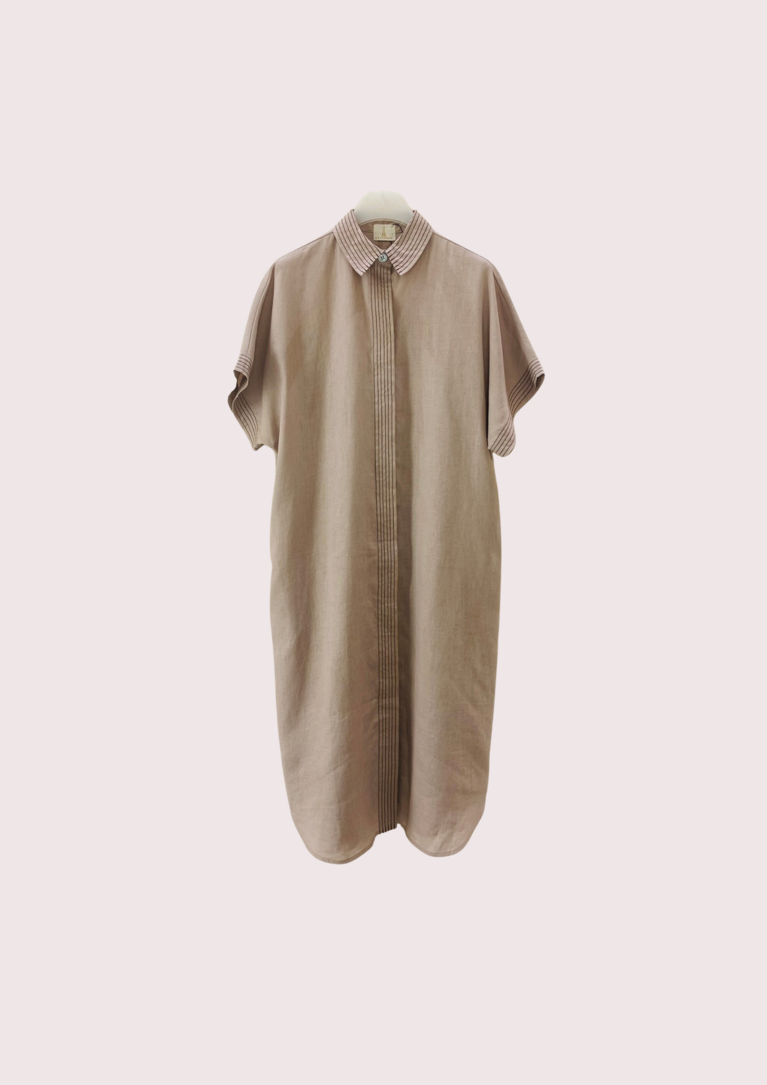 Navi Linen Dress