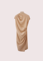 Sami Draped Midi Suiting Dress