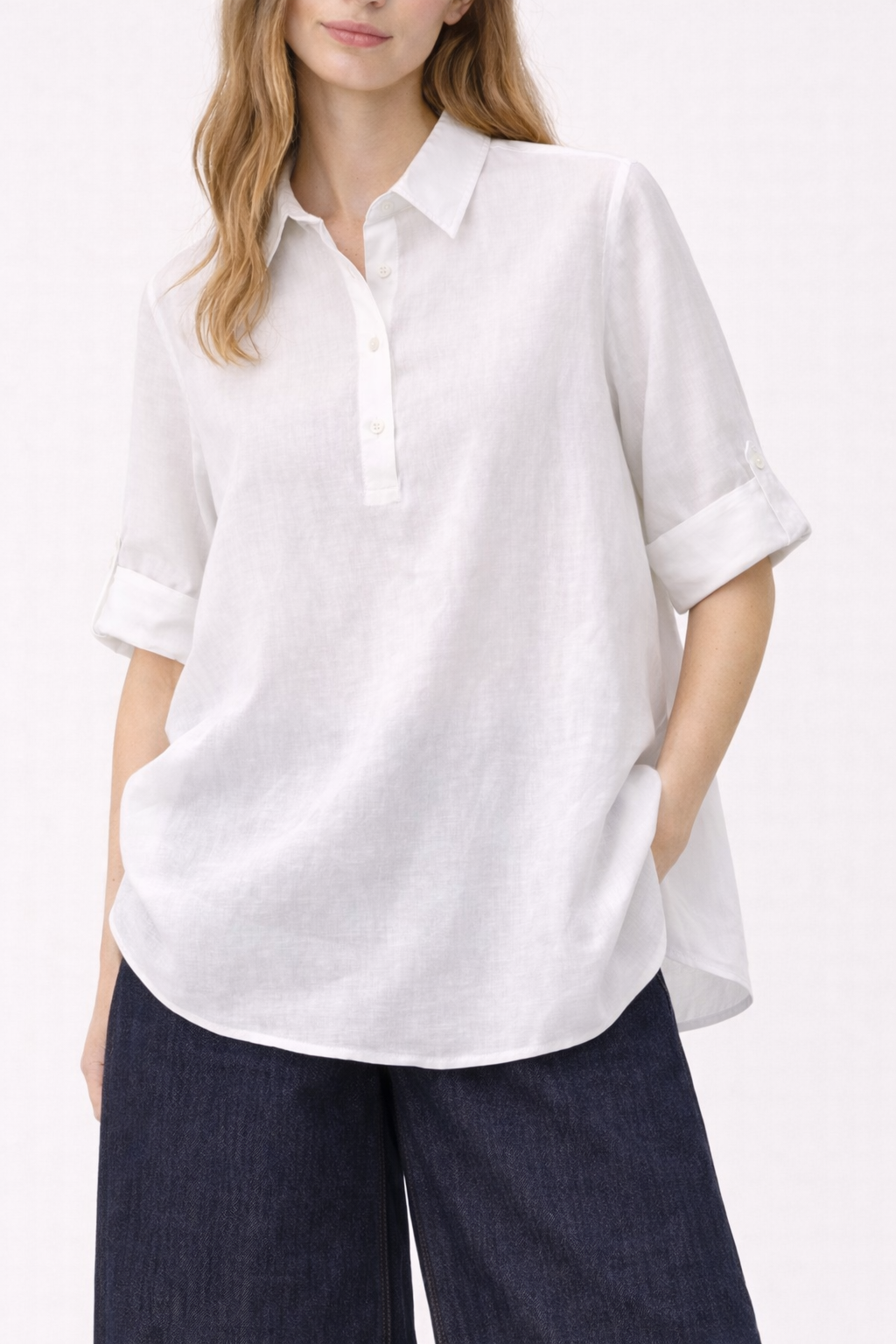 Gaia Linen Top