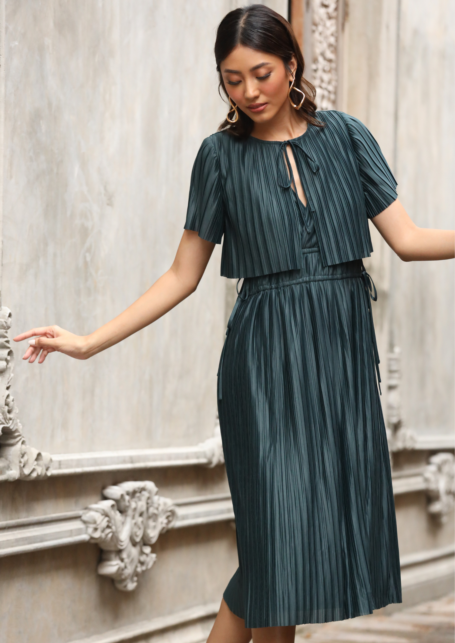 Charlie Pleated Dress