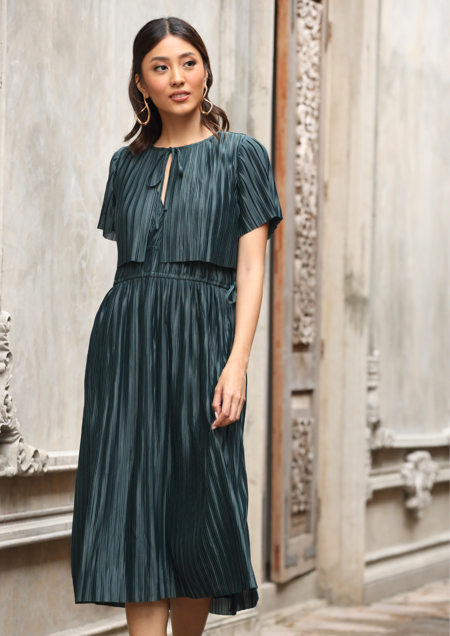 Charlie Pleated Dress