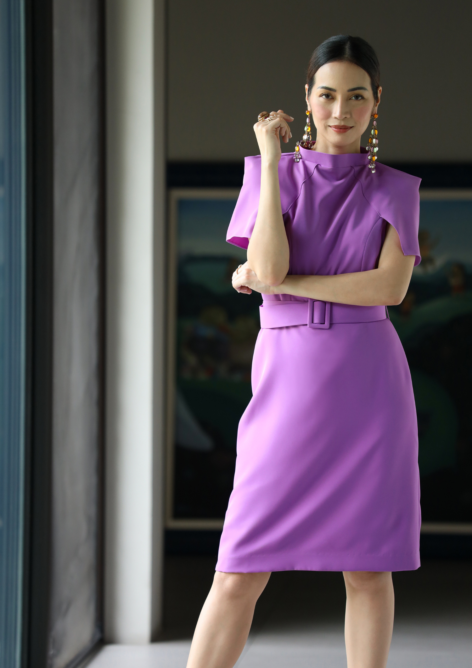 Estelle Suiting Dress