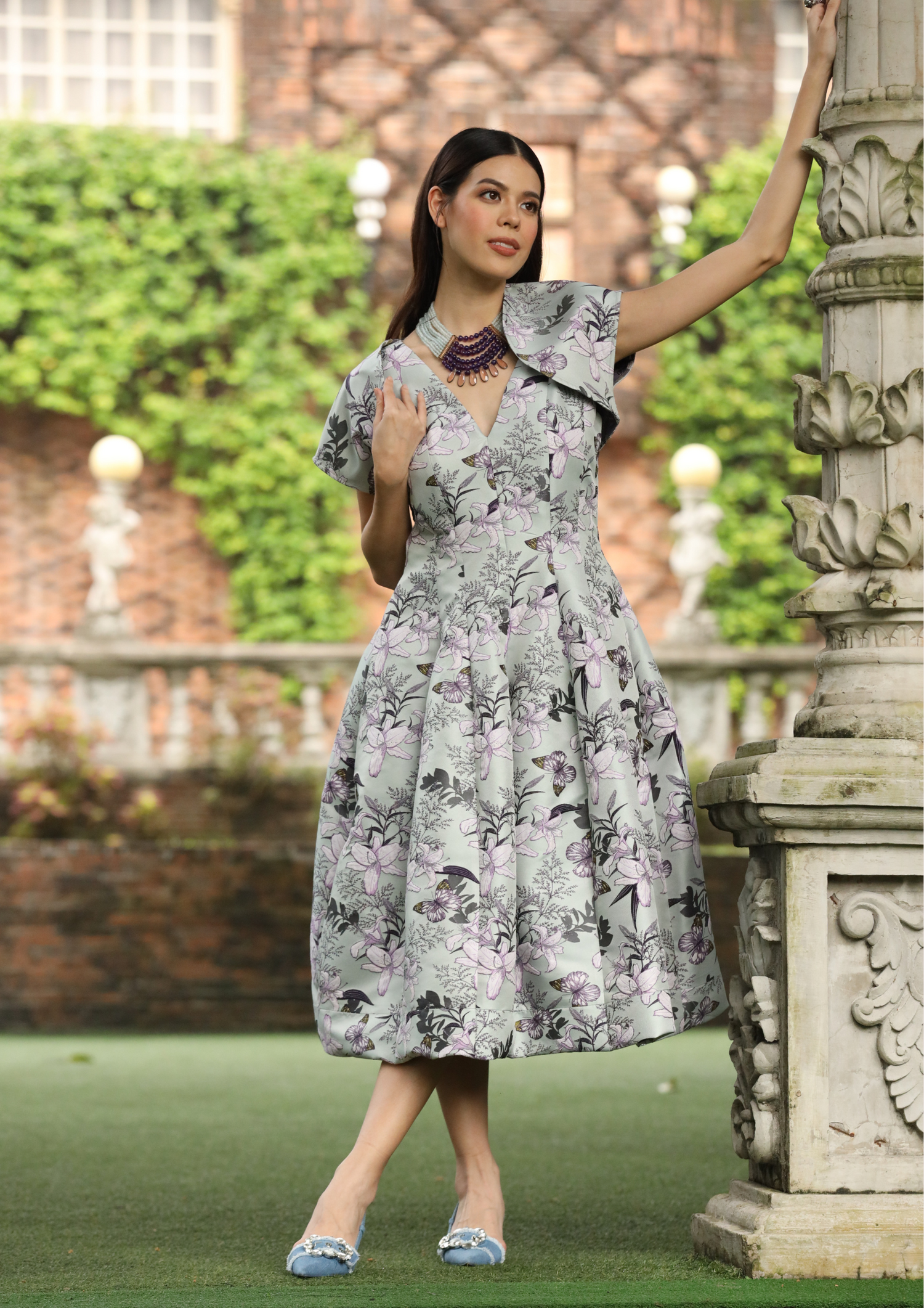 Aurelia Brocade Dress