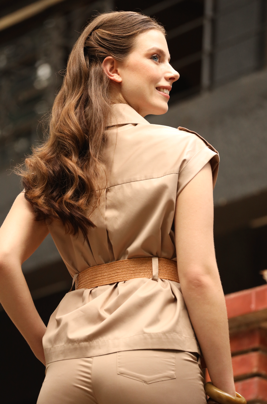 Round Buckled Belt