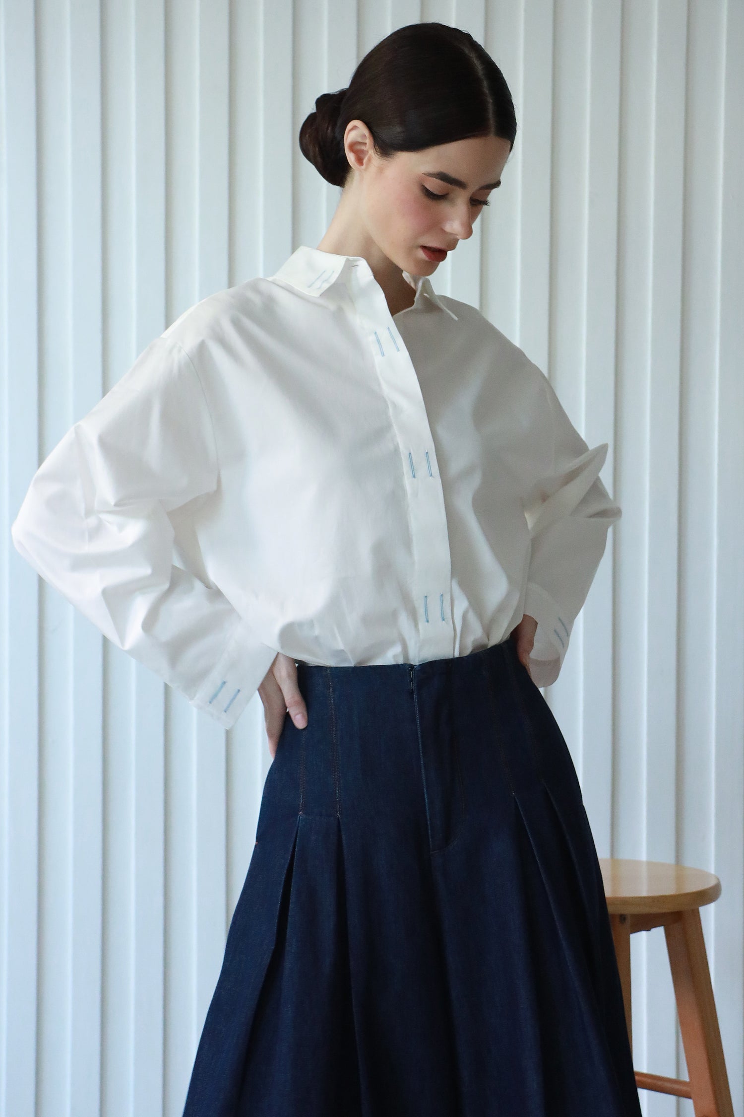 Josette Poplin Blouse