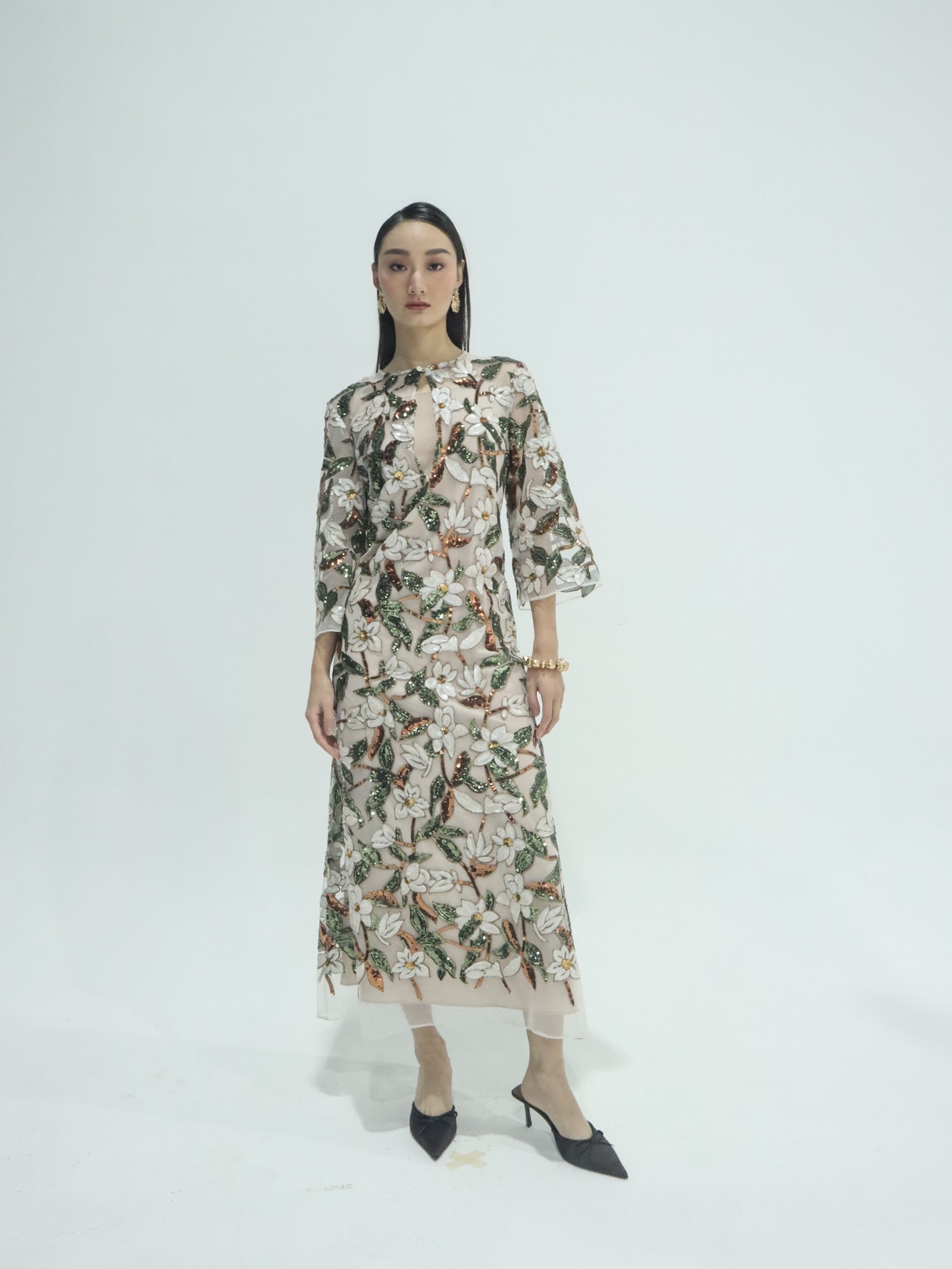 Esme Sequin Tulle Gown