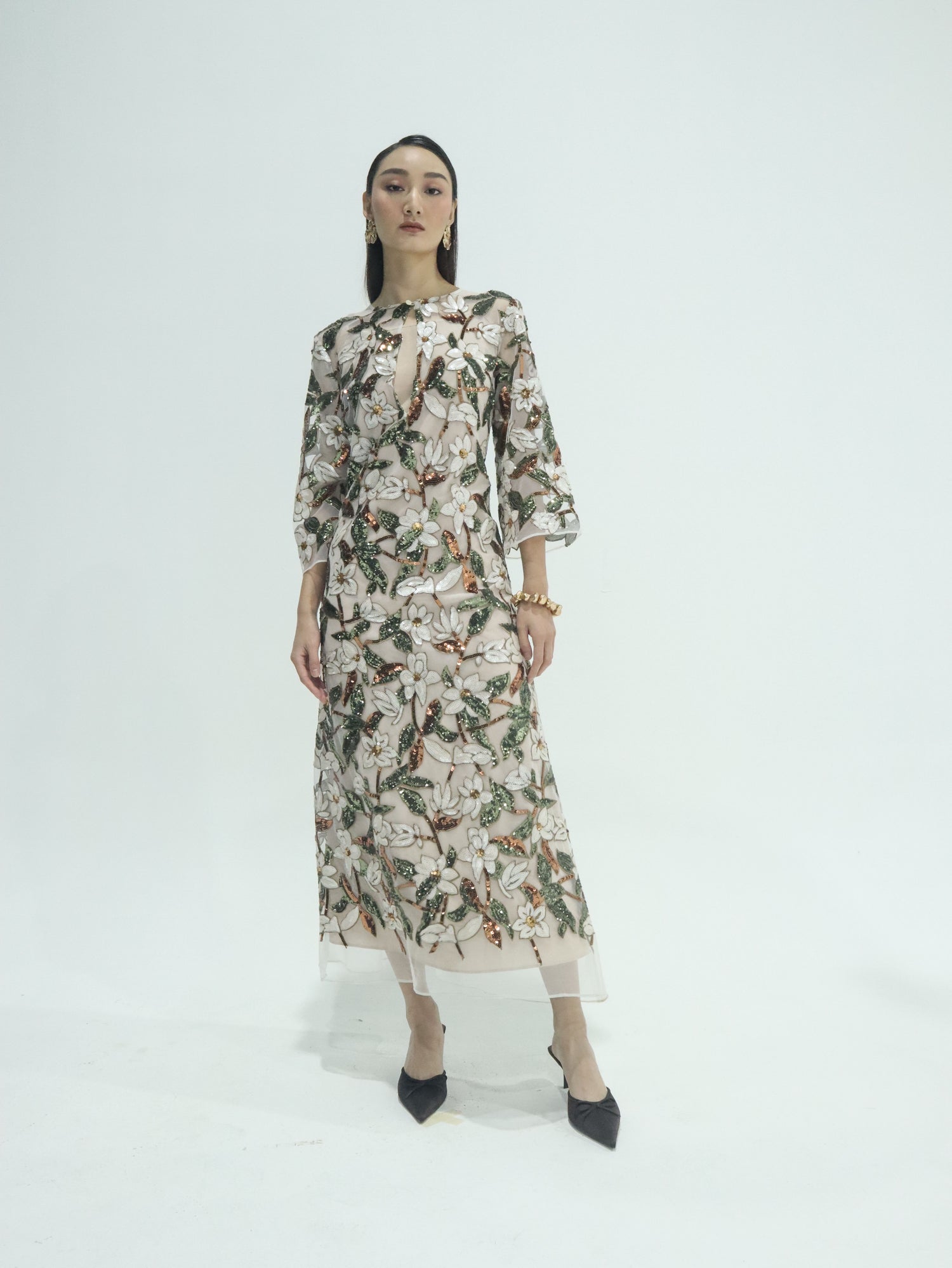 Esme Sequin Tulle Gown