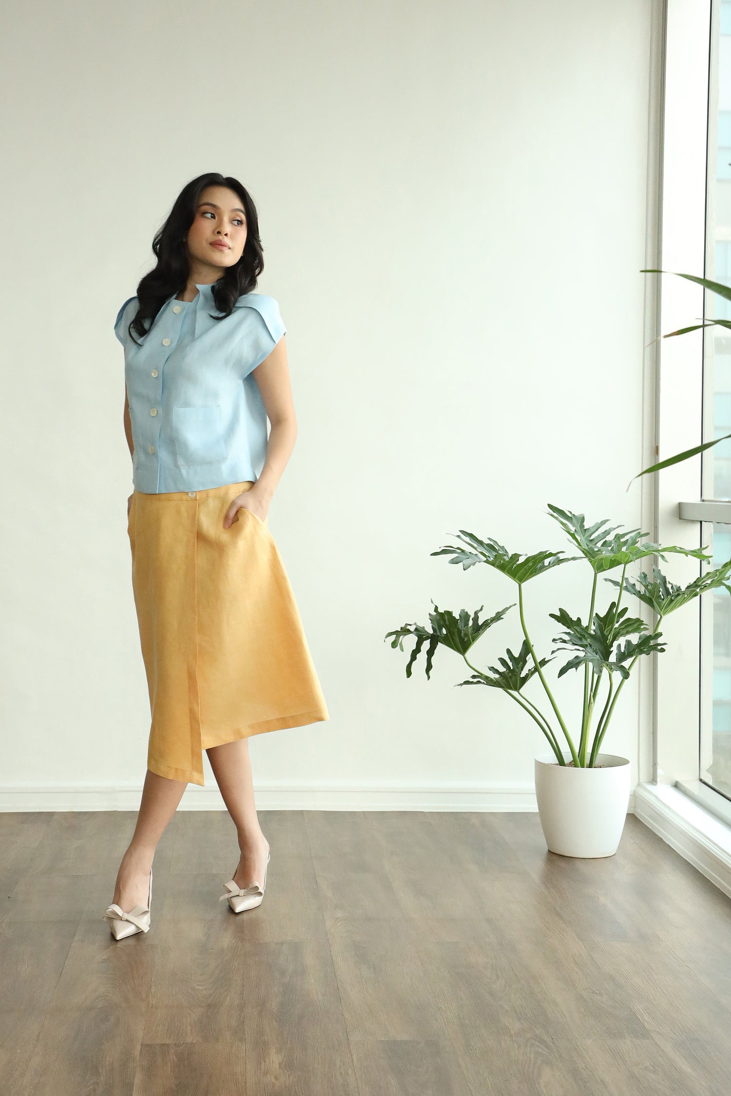 Steph Linen Skirt