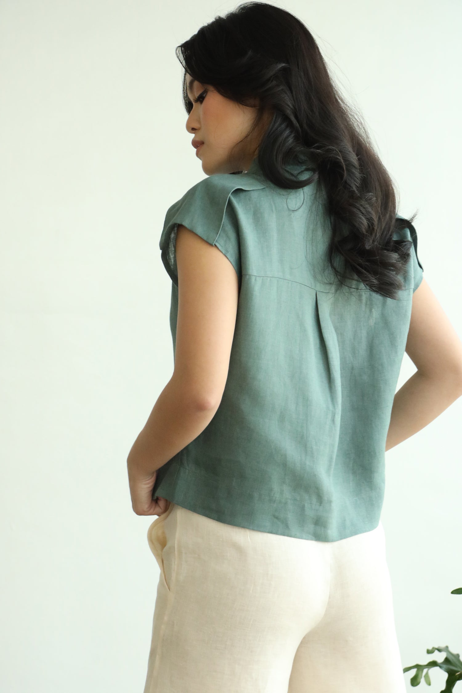 Gali Linen Blouse