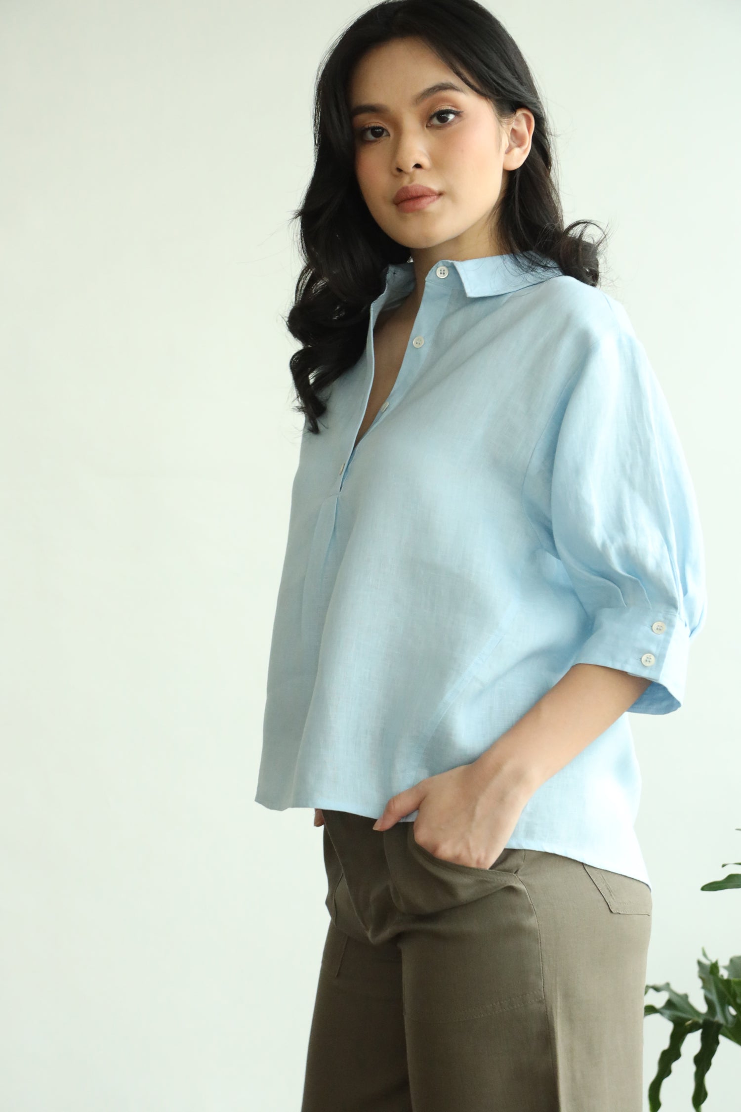 Giselle Linen Top