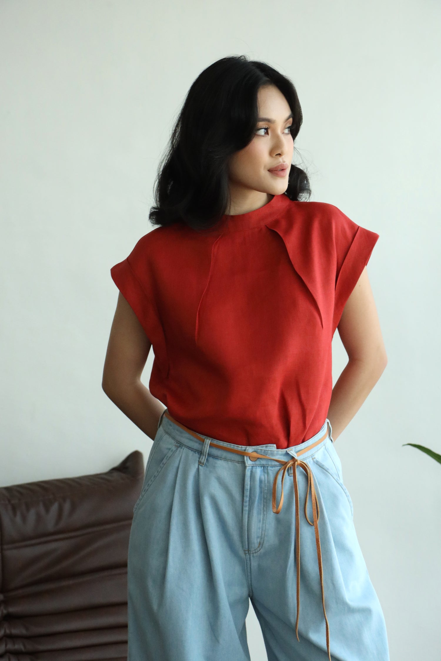 Gwen Linen Blouse