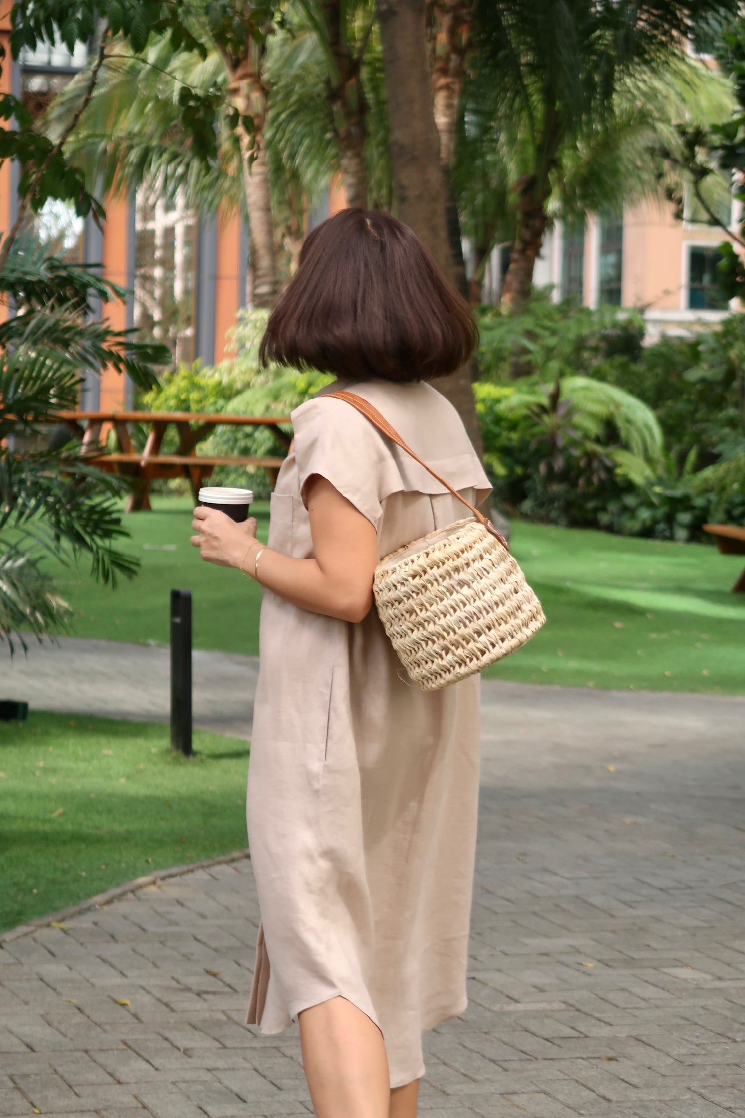 Michelle Linen Dress