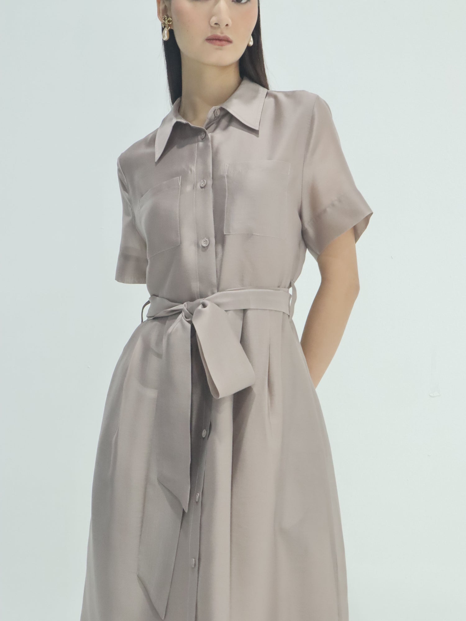 Rebecca Silk Blend Dress