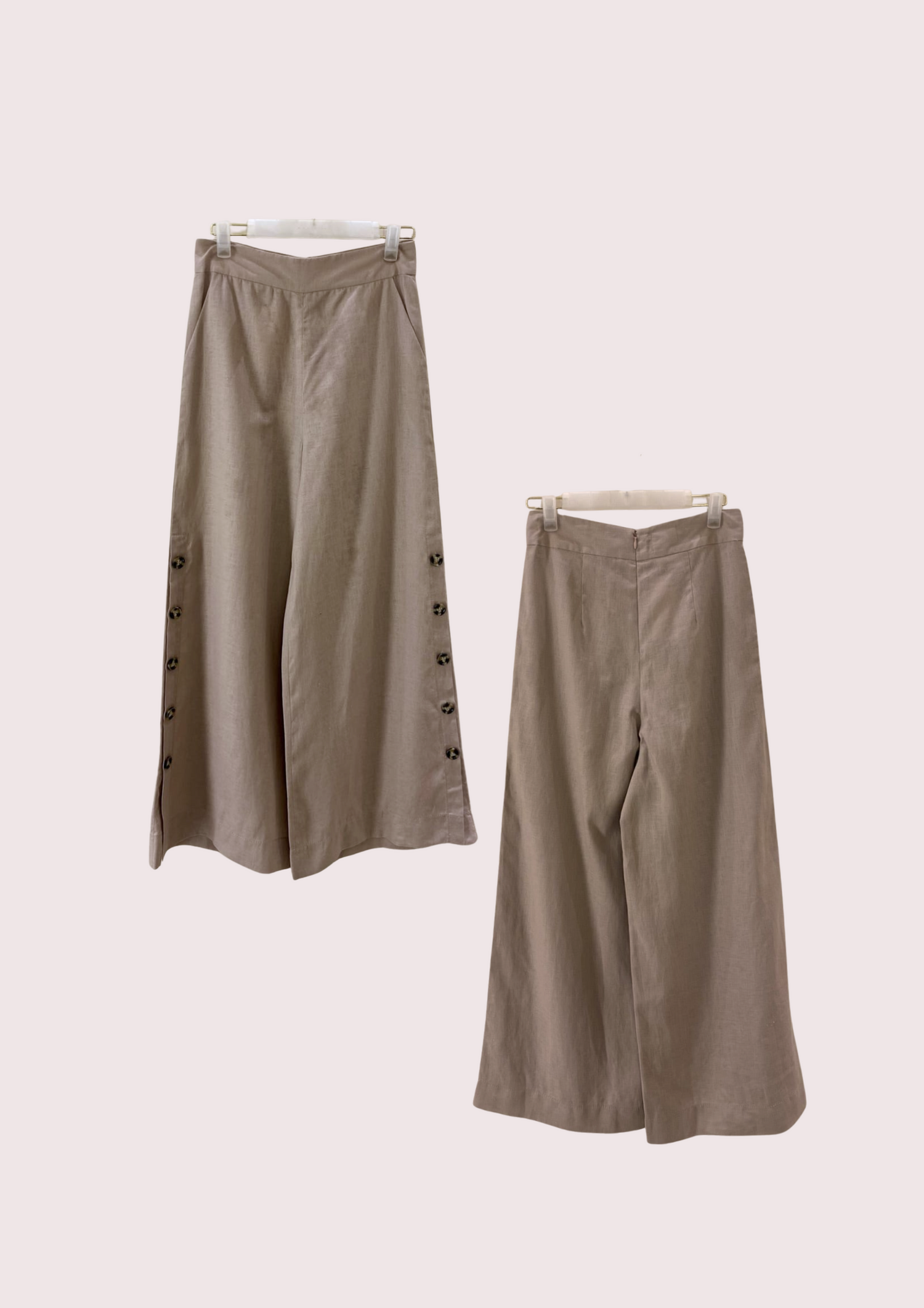 June Linen Palazzo Pants