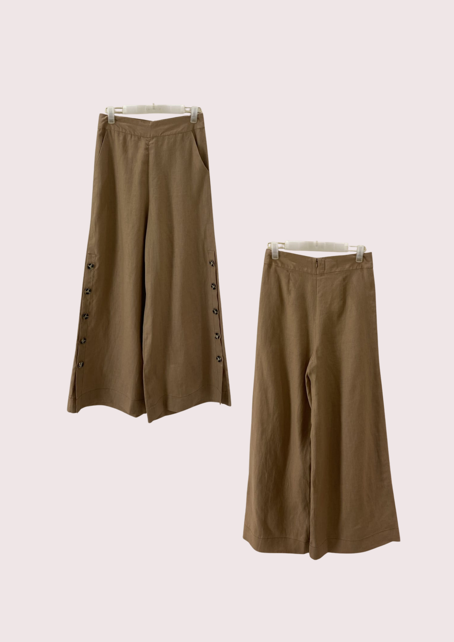 June Linen Palazzo Pants