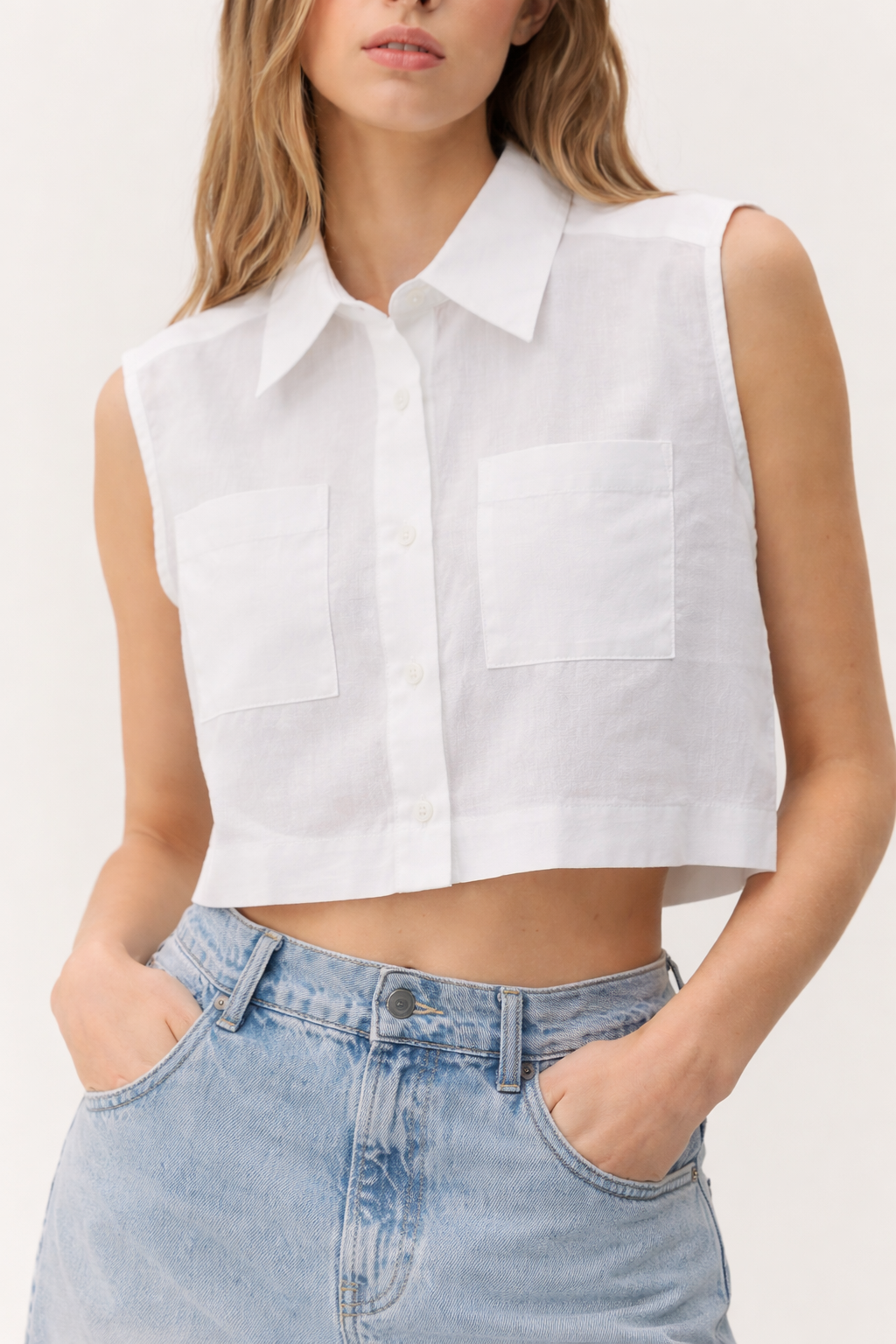 Macy Linen Blouse