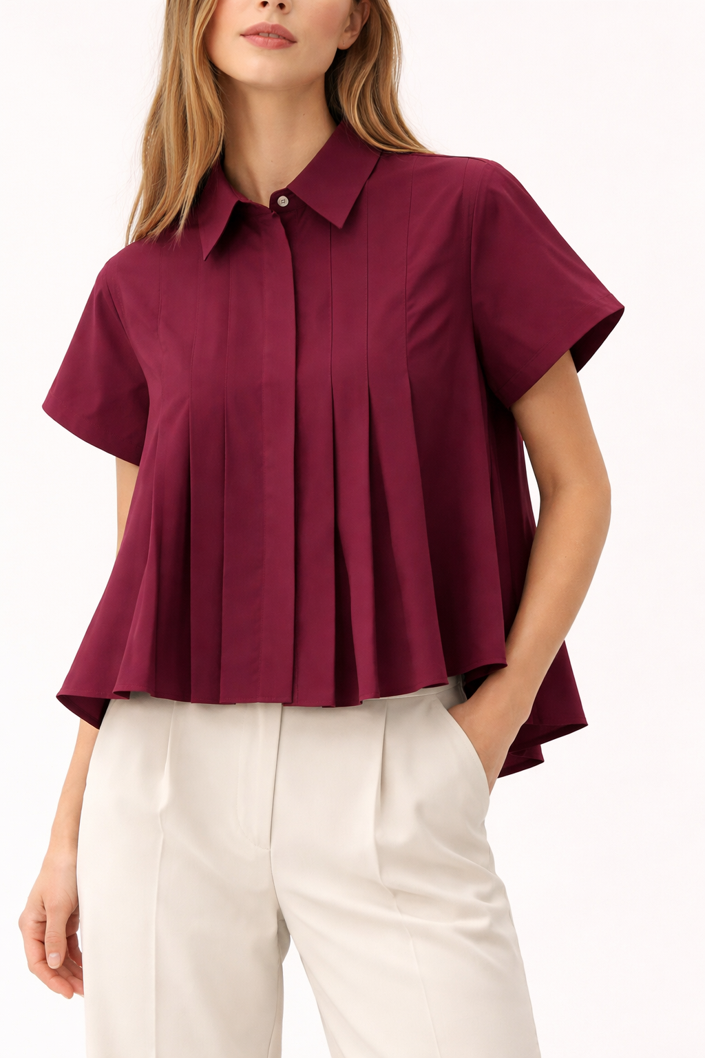 Phoebe Poplin Blouse