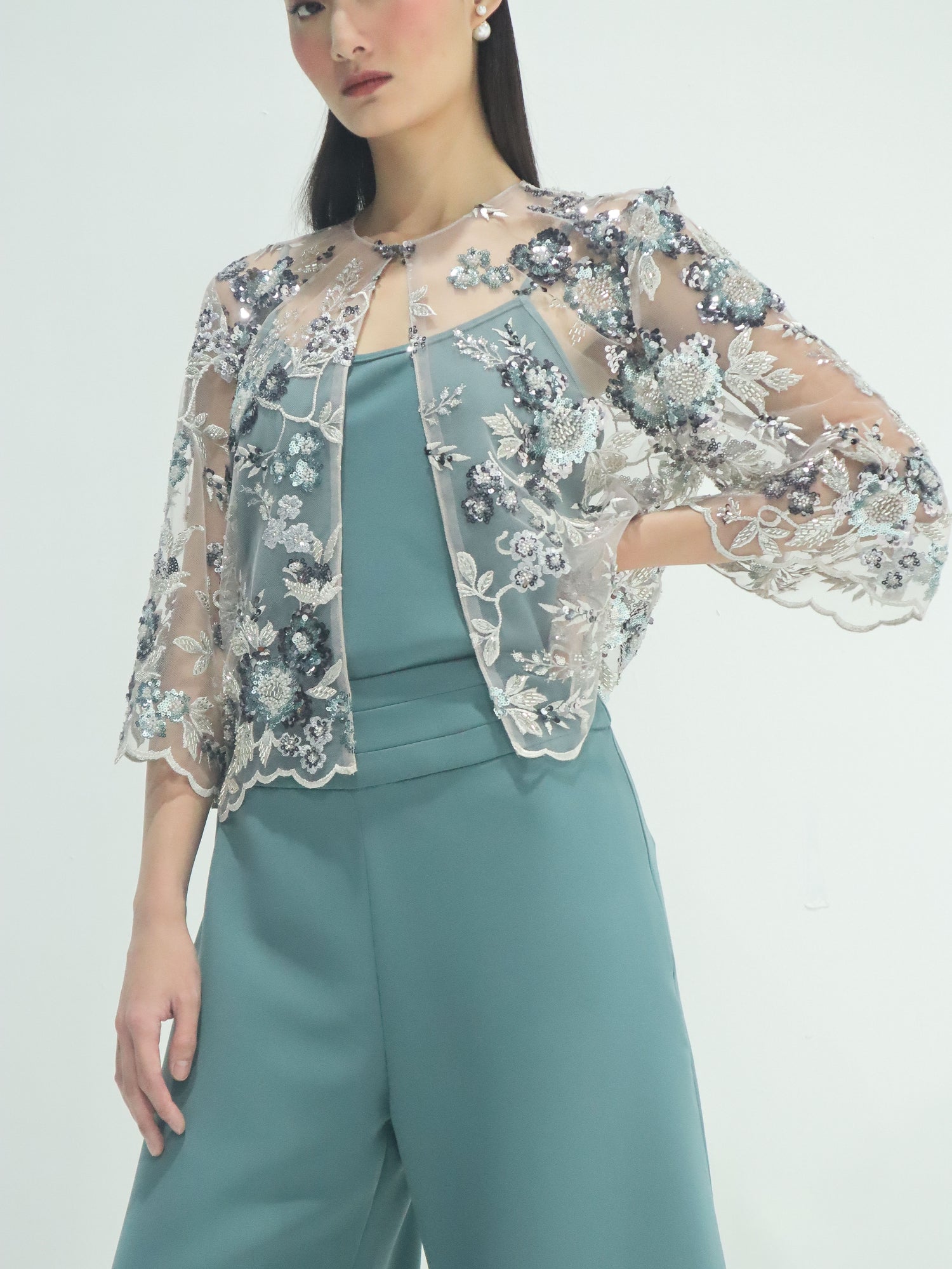 Verena Lace Appliqué Jacket