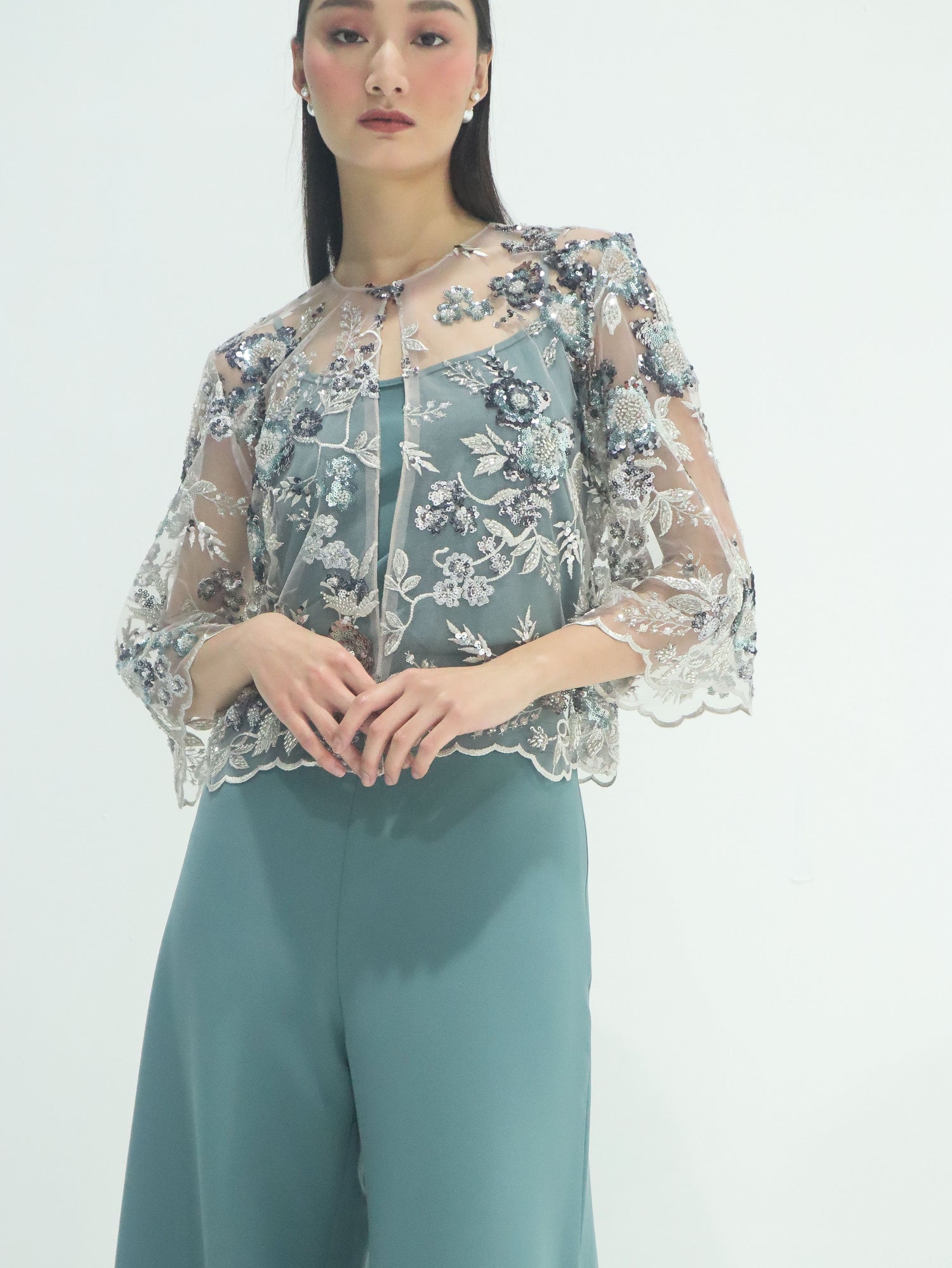 Verena Lace Appliqué Jacket